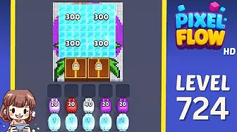 Pixel Flow Level 724 Solution & Walkthrough Guide