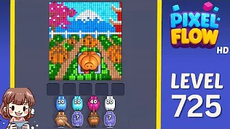 Pixel Flow Level 725 Solution: Complete Walkthrough & Guide
