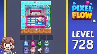 Pixel Flow Level 728 Solution: Complete Walkthrough & Guide