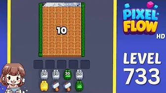 Pixel Flow Level 733 Solution: Complete Walkthrough & Tips