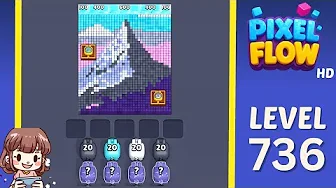 Pixel Flow Level 736 Solution: Complete Walkthrough & Guide