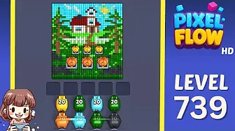 Pixel Flow Level 739 Solution & Walkthrough Guide
