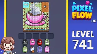 Pixel Flow Level 741 Solution & Walkthrough Guide