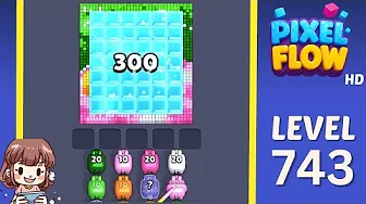 Pixel Flow Level 743 Solution: Complete Walkthrough & Guide