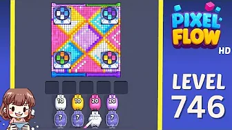 Pixel Flow Level 746 Solution: Complete Walkthrough & Guide