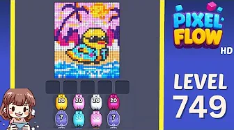 Pixel Flow Level 749 Solution: Complete Walkthrough & Guide