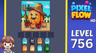 Pixel Flow Level 756 Solution & Walkthrough Guide
