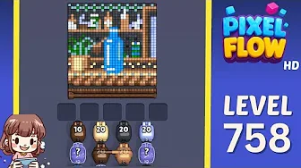 Pixel Flow Level 758 Solution: Complete Walkthrough & Guide