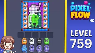 Pixel Flow Level 759 Solution & Walkthrough Guide