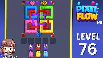 Pixel Flow Level 76 Solution - Complete Walkthrough & Guide