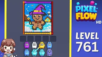 Pixel Flow Level 761 Solution & Walkthrough Guide