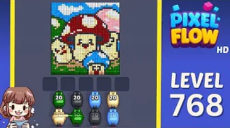 Pixel Flow Level 768 Solution & Walkthrough Guide