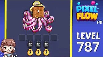 Pixel Flow Level 787 Solution & Walkthrough Guide