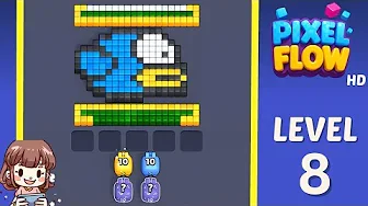 Pixel Flow Level 8 Solution: Complete Walkthrough & Guide