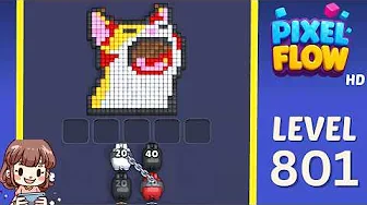 Pixel Flow Level 801 Solution & Walkthrough Guide