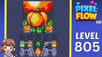 Pixel Flow Level 805 Solution: Complete Walkthrough & Guide