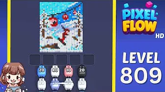 Pixel Flow Level 809 Solution: Complete Walkthrough & Guide