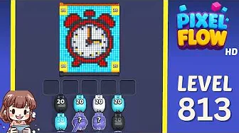 Pixel Flow Level 813 Solution & Walkthrough Guide