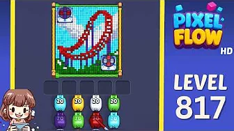 Pixel Flow Level 817 Solution & Walkthrough Guide