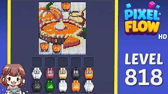 Pixel Flow Level 818 Solution: Complete Walkthrough Guide