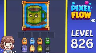 Pixel Flow Level 826 Solution: Complete Walkthrough & Guide
