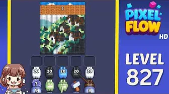 Pixel Flow Level 827 Solution: Complete Walkthrough & Guide