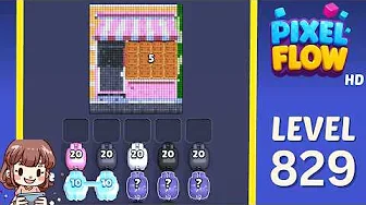 Pixel Flow Level 829 Solution: Complete Walkthrough & Guide