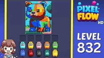 Pixel Flow Level 832 Solution & Walkthrough Guide