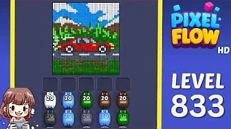 Pixel Flow Level 833 Solution & Walkthrough Guide