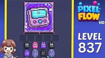 Pixel Flow Level 837 Solution & Walkthrough Guide