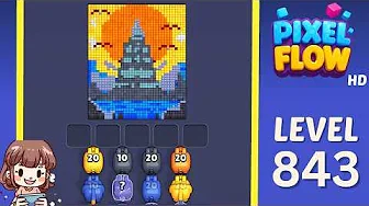 Pixel Flow Level 843 Solution: Complete Walkthrough & Guide