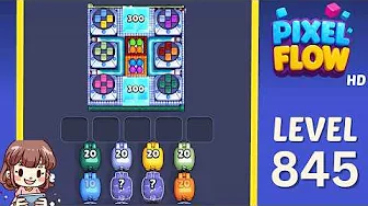 Pixel Flow Level 845 Solution & Walkthrough Guide