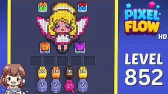 Pixel Flow Level 852 Solution: Complete Walkthrough & Guide