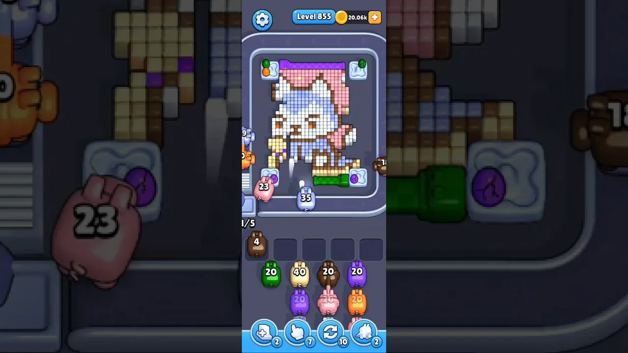 Pixel Flow Level 855 Solution: Complete Walkthrough & Guide