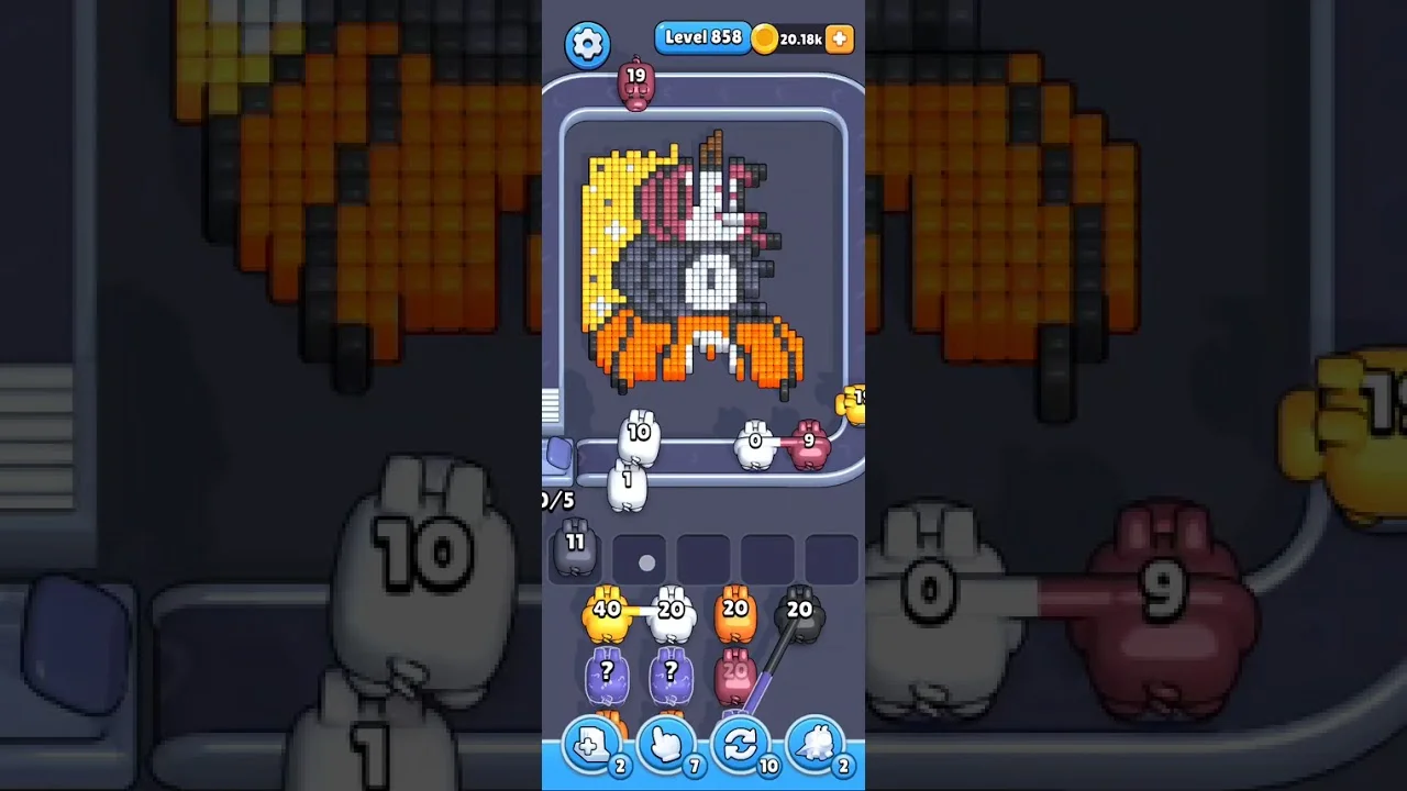 Pixel Flow Level 858 Solution: Complete Walkthrough & Guide